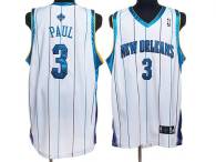 New Orleans Pelicans -3 Chris Paul Stitched White NBA Jersey