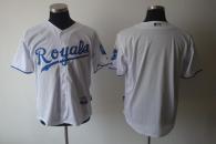 Kansas City Royals Blank White Cool Base Stitched MLB Jersey