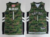 Toronto Raptors -1 Tracy Mcgrady Camo Pride Stitched NBA Jersey