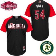 Oakland Athletics #54 Sonny Gray Black 2015 All-Star American League Stitched MLB Jersey