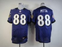 Nike Ravens -88 Dennis Pitta Purple Team Color Men Embroidered NFL Elite Jersey