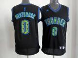 Oklahoma City Thunder -0 Russell Westbrook Black Camo Fashion Stitched NBA Jersey