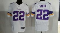 Nike Minnesota Vikings #22 Harrison Smith White Men's Stitched NFL Elite Jersey