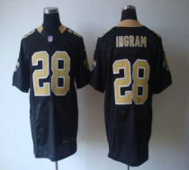Nike Saints -28 Mark Ingram Black Team Color Stitched NFL Elite Jersey