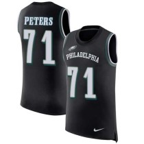 Nike Eagles -71 Jason Peters Black Alternate Stitched NFL Limited Rush Tank Top Jersey