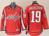 Washington Capitals -19 Nicklas Backstrom Red 40th Anniversary Stitched NHL Jersey