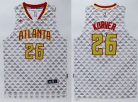 Atlanta Hawks -26 Kyle Korver White Swingman Stitched NBA Jersey