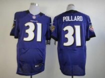 Nike Ravens -31 Bernard Pollard Purple Team Color Stitched NFL Elite Jersey