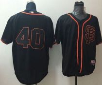 San Francisco Giants #40 Madison Bumgarner Black Alternate Cool Base Stitched MLB Jersey