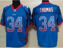 NEW Buffalo Bills 34 Thurman Thomas Royal Blue Drift Fashion Elite NFL Jerseys