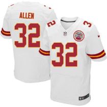 Nike Kansas City Chiefs #32 Marcus Allen White Men's Stitched NFL Elite Jersey