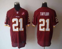 Nike Washington Redskins -21 Sean Taylor Burgundy Red Team Color With 80TH Patch Men's Embroidered N