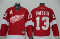 Detroit Red Wings -13 Pavel Datsyuk Red Stitched NHL Jersey