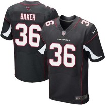 Nike Cardinals -36 Budda Baker Black Alternate Stitched NFL Elite Jersey