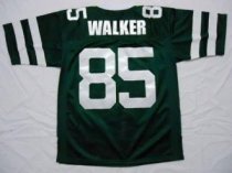 Mitchell And Ness Jets -85 Wesley Walker Green Stitched Throwback NFL Jersey