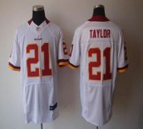 Nike Washington Redskins -21 Sean Taylor White Men's Stitched NFL Elite Jersey