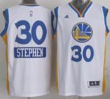 Golden State Warriors -30 Stephen Curry White 2014-15 Christmas Day Stitched NBA Jersey