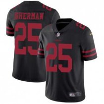 Nike 49ers -25 Richard Sherman Black Alternate Stitched NFL Vapor Untouchable Limited Jersey