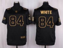 Nike Atlanta Falcons 84 Roddy White Black Stitched NFL Elite Pro Line Gold Collection Jersey