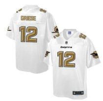 Nike Miami Dolphins -12 Bob Griese White NFL Pro Line Fashion Game Jersey
