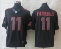 New Nike Arizona Cardicals -11 Larry Fitzgerald Impact Limited Black Jerseys