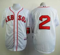 Boston Red Sox #2 Xander Bogaerts White Cool Base Stitched MLB Jersey