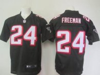Nike Atlanta Falcons 24 Devonta Freeman Black Alternate Stitched NFL Elite Jersey