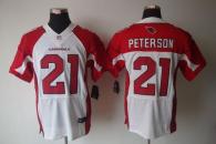 Nike Cardinals -21 Patrick Peterson White Men's Stitched NFL Elite Jersey