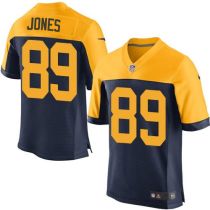 Nike Green Bay Packers #89 James Jones Navy Blue Alternate Men's Stitched NFL New Elite Jersey
