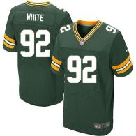 Nike Green Bay Packers #92 Reggie White Green Team Color Men's Stitched NFL Elite Jersey