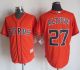Houston Astros #27 Jose Altuve Orange New Cool Base Stitched MLB Jersey