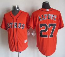 Houston Astros #27 Jose Altuve Orange New Cool Base Stitched MLB Jersey
