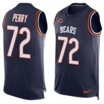 Nike Bears -72 William Perry Navy Blue Team Color Stitched NFL Limited Tank Top Jersey