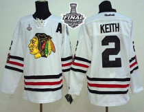 Chicago Blackhawks -2 Duncan Keith White 2015 Winter Classic 2015 Stanley Cup Stitched NHL Jersey