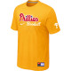Philadelphia Phillies  Nike Short Sleeve Practice T-Shirt Yellow