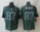 2014 New Nike New York Jets -87 Eric Decker Drift Fashion Green Elite Jerseys