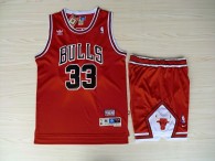 NBA Chicago Bulls Pippen -33 Suit-red