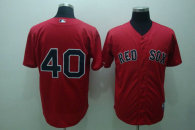 Boston Red Sox #40 John lackey Stitched Red MLB Jersey