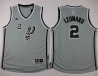 San Antonio Spurs #2 Kawhi Leonard Grey Youth Stitched NBA Jersey