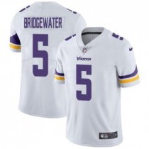 Nike Vikings -5 Teddy Bridgewater White Stitched NFL Vapor Untouchable Limited Jersey