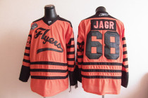 Philadelphia Flyers -68 Jaromir Jagr Orange 2012 Winter Winter Classic Stitched NHL Jersey
