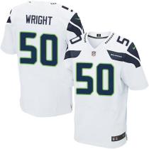 Nike Seattle Seahawks #50 KJ Wright White Men's Stitched NFL Elite Jersey