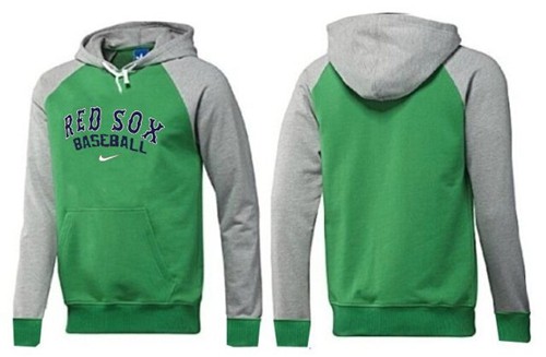 Boston Red Sox Pullover Hoodie Green Grey