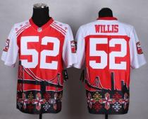Nike San Francisco 49ers -52 Patrick Willis Red Mens Stitched NFL Elite Noble Fashion Jersey
