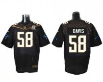 Nike Carolina Panthers -58 Thomas Davis Black 2016 Pro Bowl Stitched NFL Elite Jersey