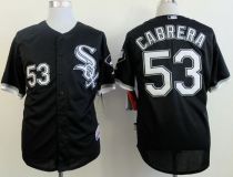 Chicago White Sox -53 Melky Cabrera Black Cool Base Stitched MLB Jerseys