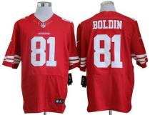 Nike San Francisco 49ers -81 Anquan Boldin Red Team Color Mens Stitched NFL Elite Jersey