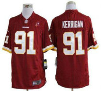 Nike Redskins -91 Ryan Kerrigan Burgundy Red Team Color With 80TH Patch Stitched NFL Game Jersey