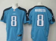 Nike Tennessee Titans -8 Marcus Mariota Light Blue Team Color Stitched NFL Elite Jersey
