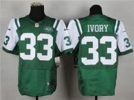 Nike New York Jets -33 Chris Ivory Green Team Color Men's Stitched NFL Elite Jersey